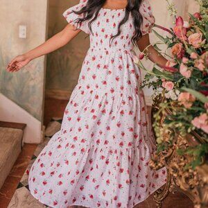 JessaKae Berries & Cream Dress Size XL New without tags